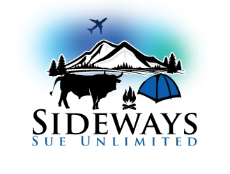 Sideways Sue Unlimited logo design by AamirKhan