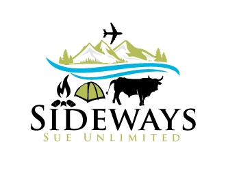 Sideways Sue Unlimited logo design by AamirKhan
