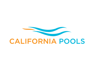California Pools logo design by Sheilla