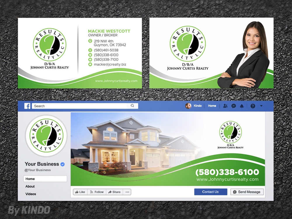 Johnny Curtis Realty logo design by Kindo