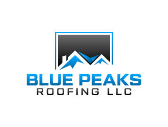 Blue Peaks Roofing LLC logo design by lestatic22
