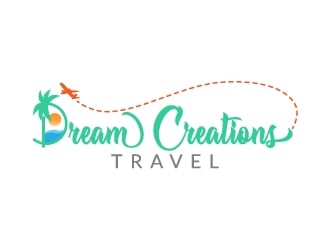 Dream Creations Travel logo design by kasperdz