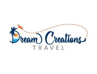 Dream Creations Travel logo design by kasperdz