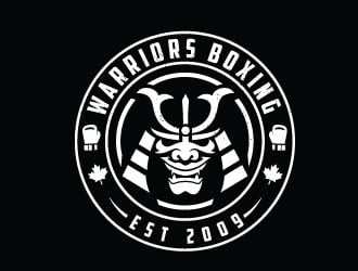 Warriors Boxing logo design by sanworks