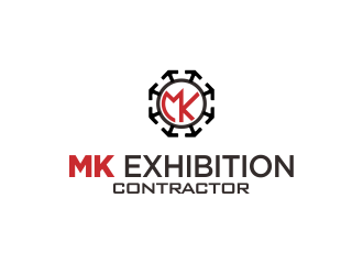 MK Exhibition Contractor logo design by YONK