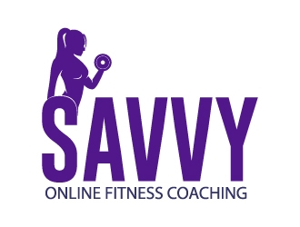 SAVVY Online Fitness Coaching logo design by Shailesh