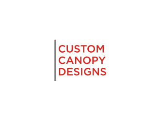 Custom Canopy Designs logo design by Sheilla