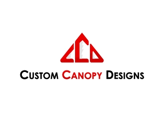 Custom Canopy Designs logo design by BeezlyDesigns