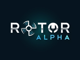 Rotor Alpha logo design by Bojan