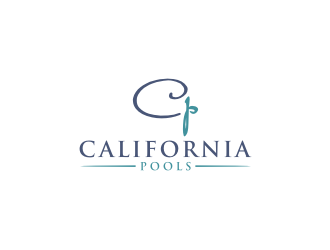 California Pools logo design by bricton