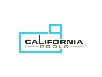 California Pools logo design by bricton