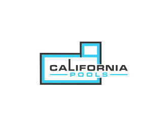 California Pools logo design by bricton