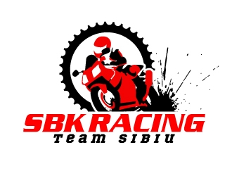 SBK Racing Team Sibiu logo design by AamirKhan