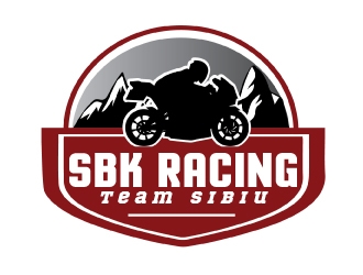 SBK Racing Team Sibiu logo design by AamirKhan
