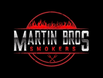 Martin Bros Smokers logo design by kasperdz