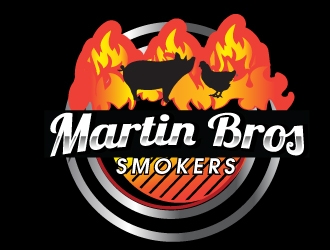 Martin Bros Smokers logo design by AamirKhan