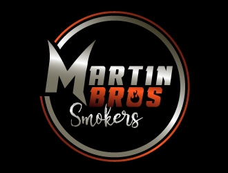 Martin Bros Smokers logo design by MonkDesign