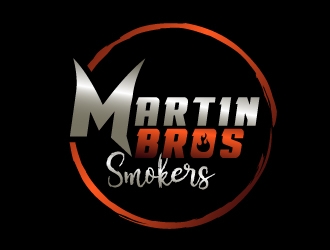 Martin Bros Smokers logo design by MonkDesign