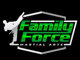 Family Force Martial Arts logo design by DreamLogoDesign