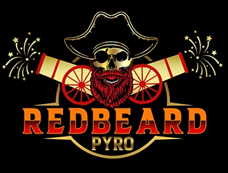 Redbeard Pyro logo design by PrimalGraphics