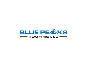 Blue Peaks Roofing LLC logo design by CreativeKiller