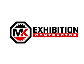 MK Exhibition Contractor logo design by jaize