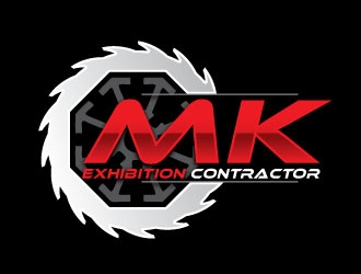 MK Exhibition Contractor logo design by REDCROW