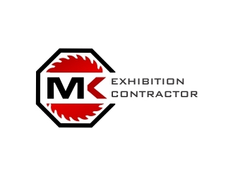 MK Exhibition Contractor logo design by amar_mboiss