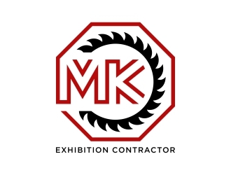 MK Exhibition Contractor logo design by FriZign