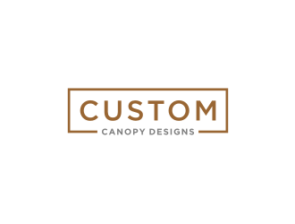 Custom Canopy Designs logo design by bricton