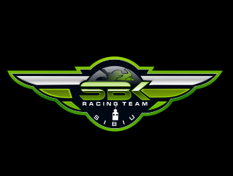 SBK Racing Team Sibiu logo design by bosbejo