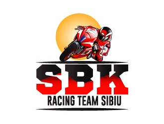 SBK Racing Team Sibiu logo design by Shailesh