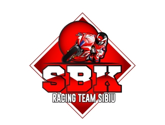 SBK Racing Team Sibiu logo design by Shailesh