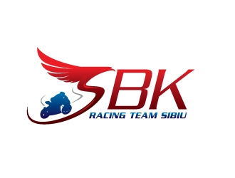 SBK Racing Team Sibiu logo design by sanu