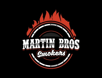 Martin Bros Smokers logo design by AamirKhan