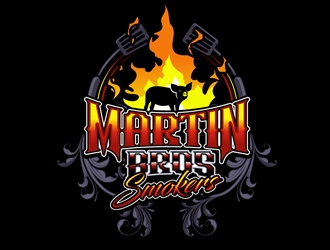 Martin Bros Smokers logo design by DreamLogoDesign