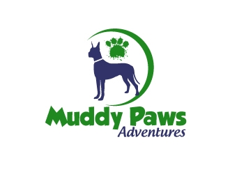 Muddy Paws Adventures logo design by AamirKhan