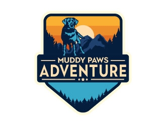 Muddy Paws Adventures logo design by AYATA