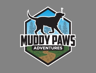 Muddy Paws Adventures logo design by cybil