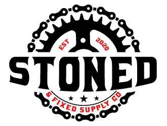 Stoned & Fixed Supply Co. logo design by Suvendu