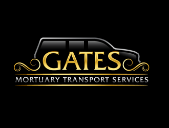 Gates Mortuary Transport Services logo design by megalogos