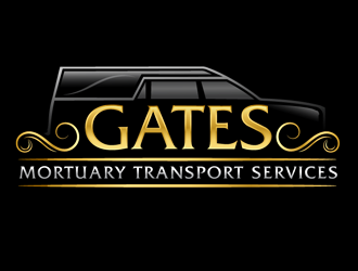 Gates Mortuary Transport Services logo design by megalogos