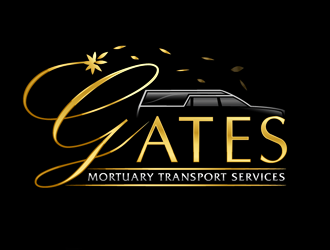 Gates Mortuary Transport Services logo design by megalogos