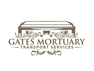 Gates Mortuary Transport Services logo design by DreamLogoDesign