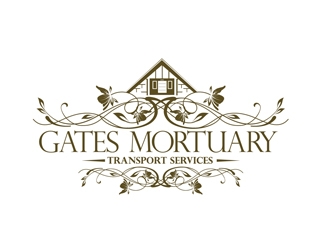 Gates Mortuary Transport Services logo design by DreamLogoDesign