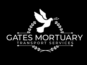 Gates Mortuary Transport Services logo design by DreamLogoDesign