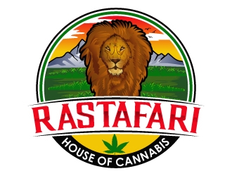 Rastafari House Of Cannabis logo design by uttam