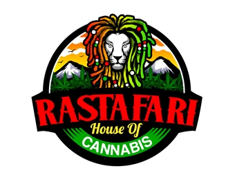 Rastafari House Of Cannabis logo design by DreamLogoDesign
