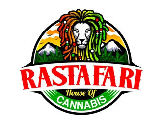 Rastafari House Of Cannabis logo design by DreamLogoDesign