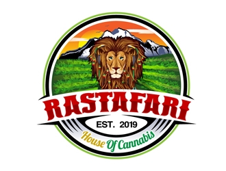 Rastafari House Of Cannabis logo design by DreamLogoDesign